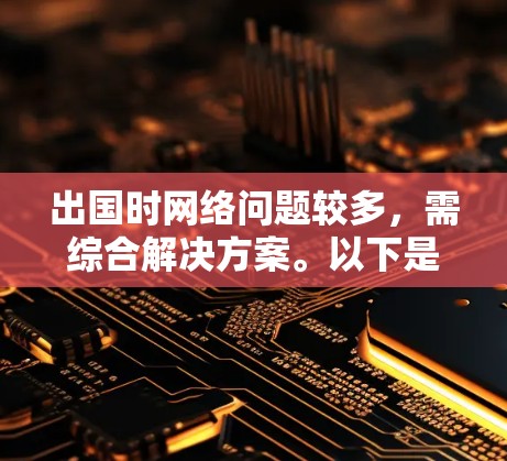 出国时网络问题较多，需综合解决方案。以下是分步解决方案